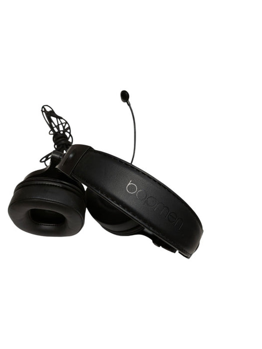 BopMen Y71 Overear Wired Headset with Mic Black  =