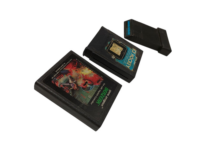 Atari Games Bundle 1982 Atari 2600 Games-Armor Ambush ,Ice Hockey ,Berzerk =