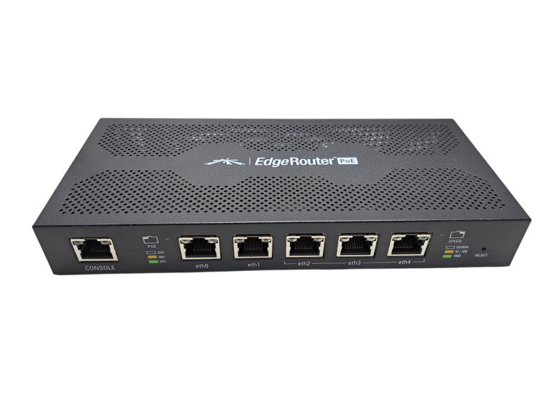 Ubiquiti ERPoe-5 EdgeRouter PoE Router | Factory Reset No AC $