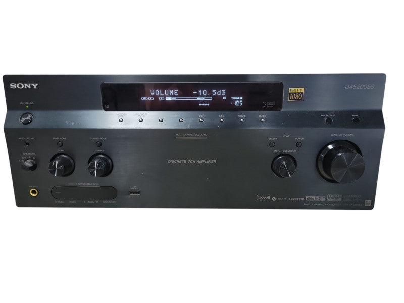 Sony STR-DA5200ES Receiver 7.1 CH Amplifier Surround Full 1080p, READ _