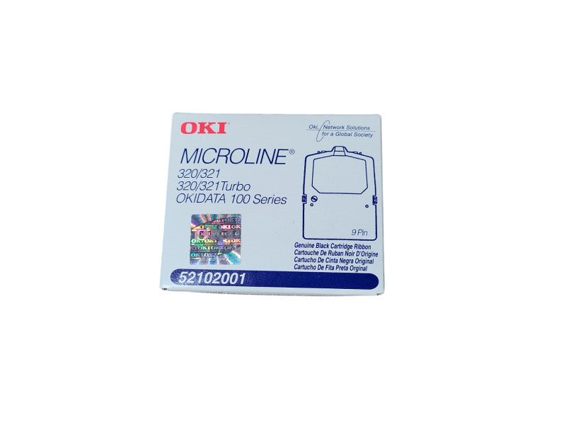 GENUINE OKI Microline Black Cartridge Ribbon 5212001 Q