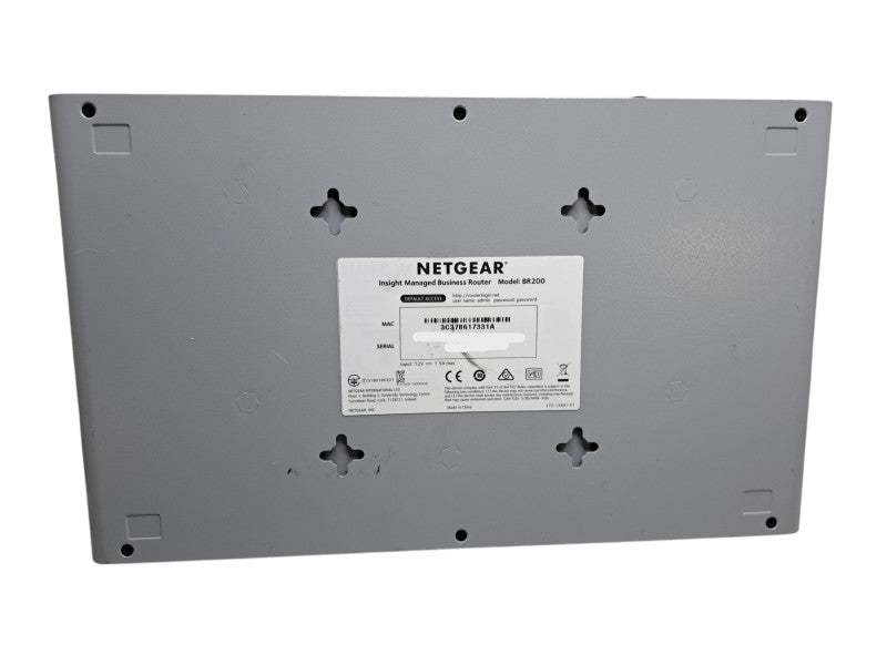 Netgear BR200 4-Port Insight Managed Business Router | Factory Reset