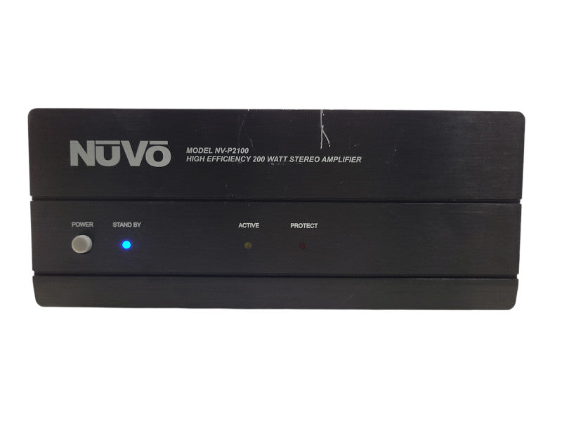 Nuvo NV-P2100 2 Channel 200 Watt Stereo Amplifier READ $