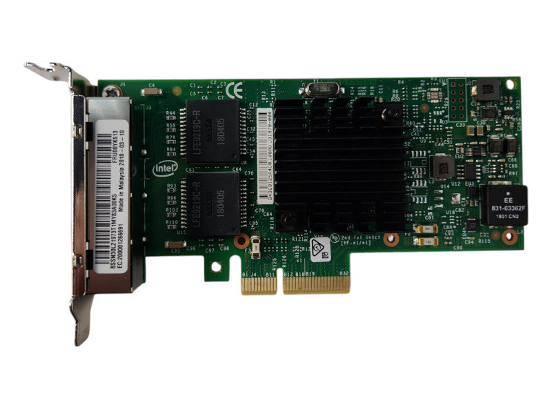 Intel I350-T4 Quad Port 1GB Network Adapter FRU00YK613 Low Profile