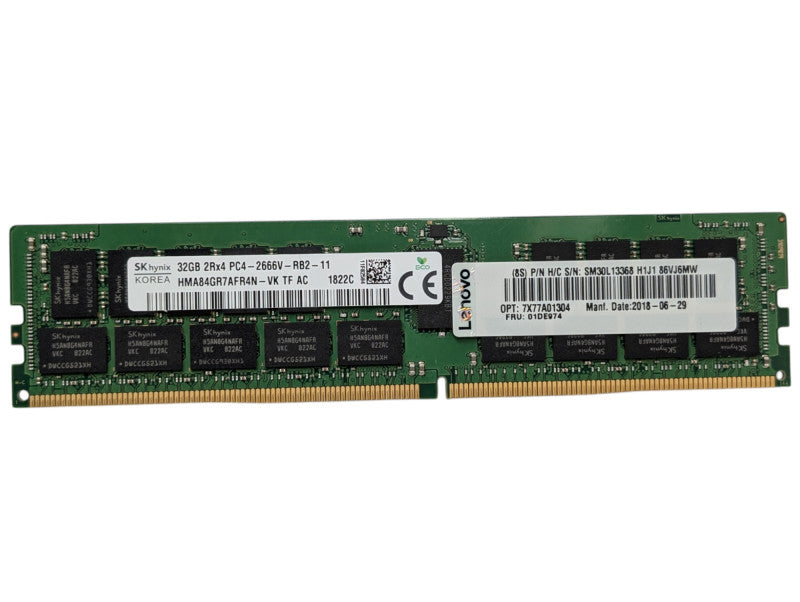32GB DDR4 Hynix Memory Module 32GB 2Rx4 PC4-2666V-RB2-11 Q-
