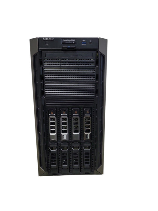 Dell PE T340 Xeon E-2244G 3.80GHz 48GB DDR4, H330, 4x4TB SAS HDDs, 2x PSU _