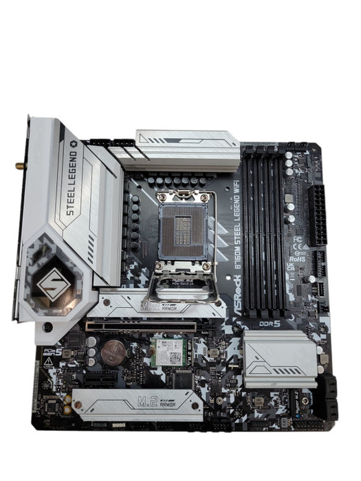 ASRock B760M Steel Legend WiFi DDR5 LGA1700 mATX Motherboard (12-14th Gen) %