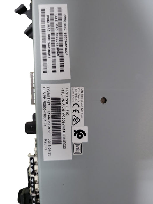 01LJ610 IBM NODE CANISTER FOR IBM STORWIZE, 16GB DDR4 Q_
