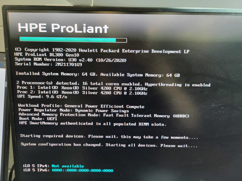 HP ProLiant DL380 Gen10 2U - 2x Xeon Silver 4208 64GB DDR4 P408i-a SR Gen10 %
