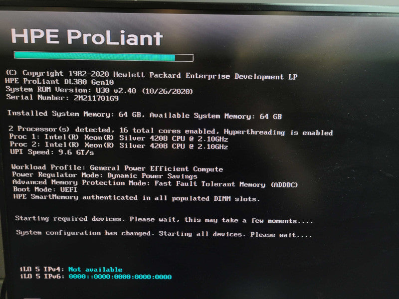 HP ProLiant DL380 Gen10 2U - 2x Xeon Silver 4208 64GB DDR4 P408i-a SR Gen10 %