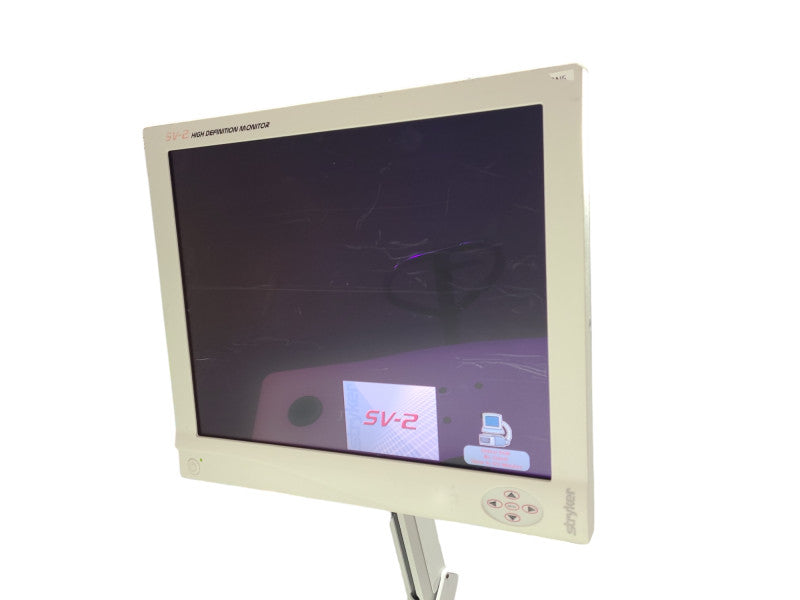 Stryker Standard Endoscopy Cart w/ Monitor Mounting Arm, 19" SV-2 Monitor