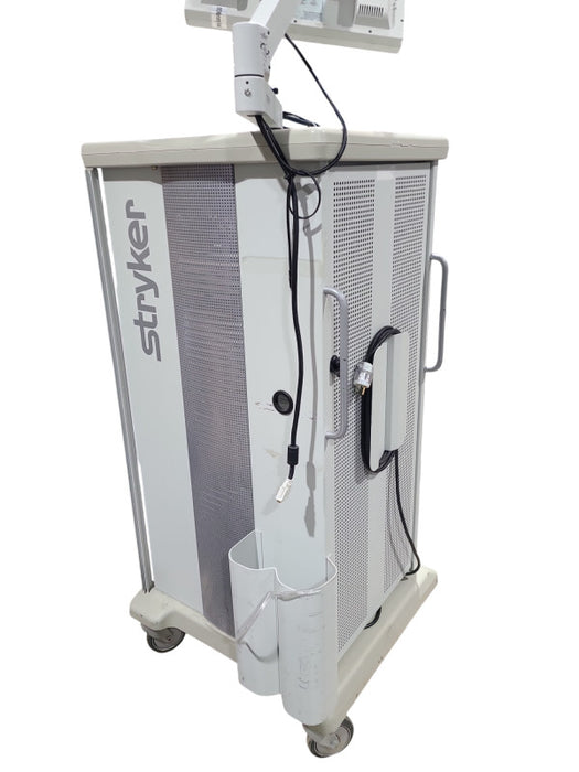 Stryker Standard Endoscopy Cart w/ Monitor Mounting Arm, 19" SV-2 Monitor