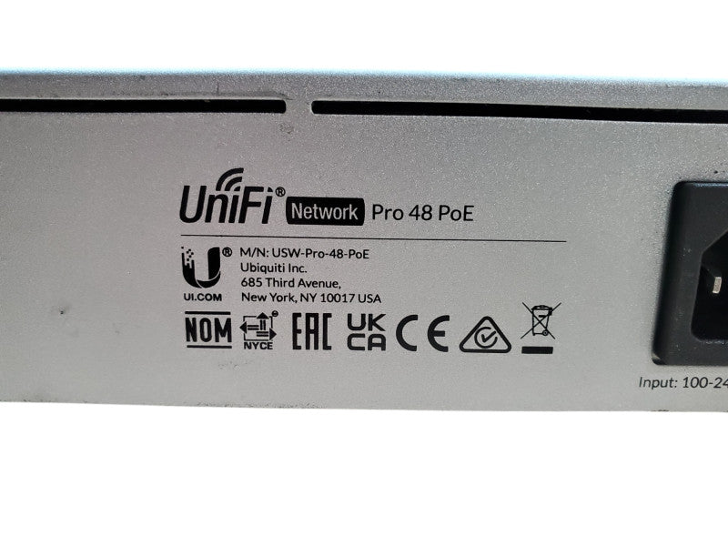 Ubiquiti UniFi Switch USW-PRO-48-POE 48-Port Gigabit PoE Switch *READ*