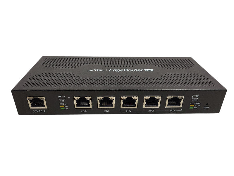 Ubiquiti ERPoe-5 EdgeRouter PoE Router | Factory Reset No AC $