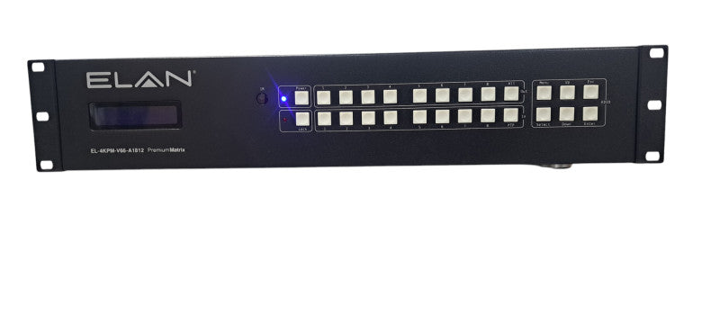 Elan EL-4KPM-V66-A1812 4K HDBaseT HDMI Matrix Switcher | READ