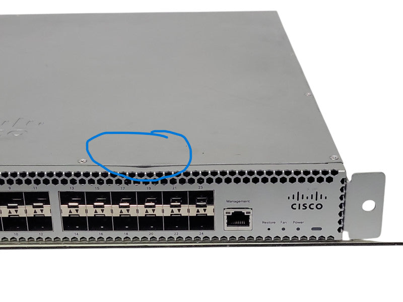 Cisco Meraki MS420-24-HW Cloud-Managed Aggregation Switch, Unclaimed _