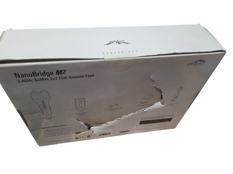NanoBridge M2 2.4GHz AirMax 2x2 Dish Antenna Feed
