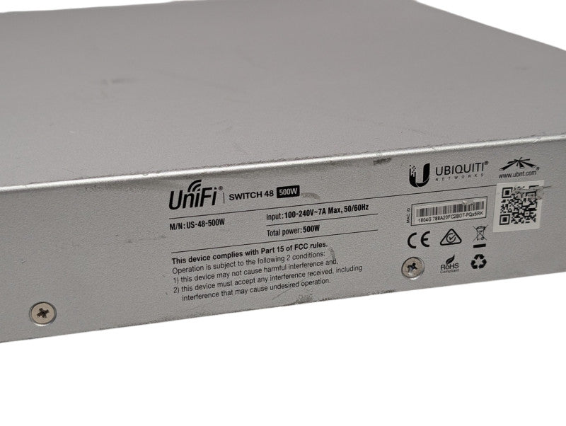Ubiquiti UniFi US-48-500W Smart Managed Network Switch READ  -