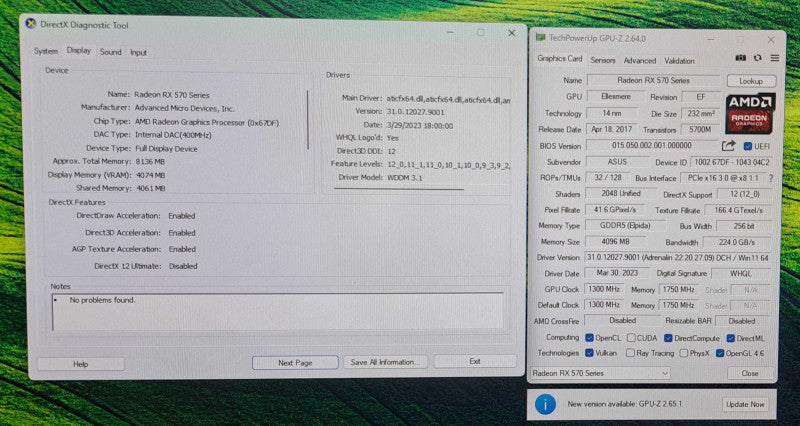 ASUS Radeon RX 570 4GB GDDR5 Graphics Card (ROG-STRIX-RX570-O4G-GAMING)