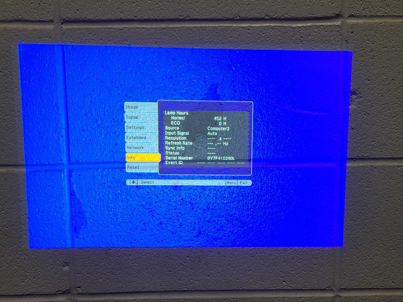 Epson H565A PowerLite 935W LCD Projector