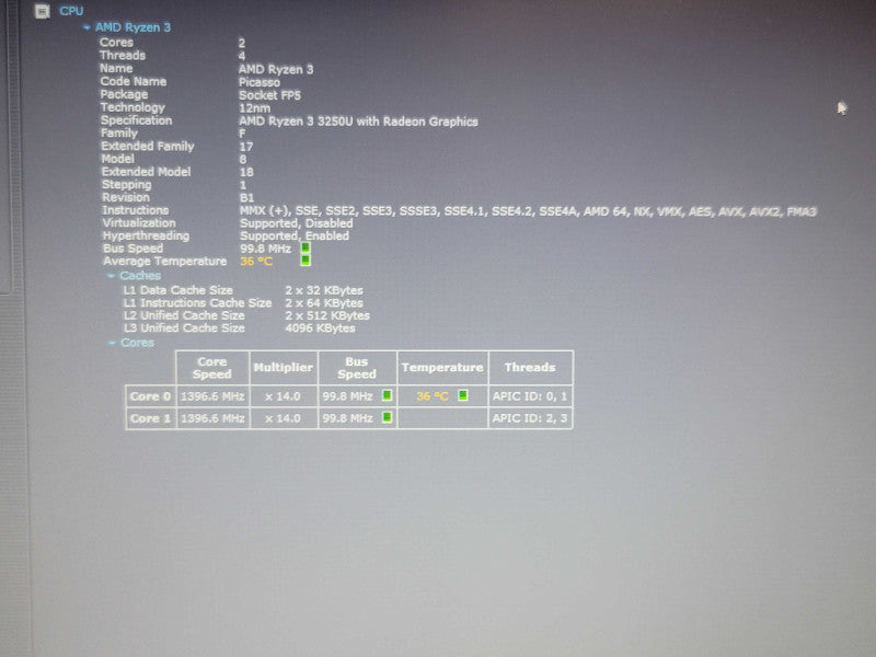 Acer Aspire 3 A315-23 Ryzen 3 3250U 8GB DDR4 256GB SSD  β BudLap