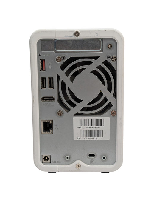 QNAP TS-262 2x 3.5 inch Bay & 2x NVMe NAS with 2x 4TB HDDs installed  -