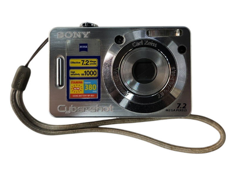 Sony DSC-W55 7.2MP CCD Vintage Digital Camera, No Battery, READ