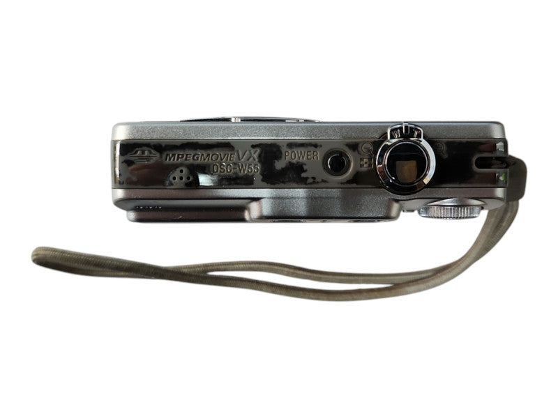 Sony DSC-W55 7.2MP CCD Vintage Digital Camera, No Battery, READ