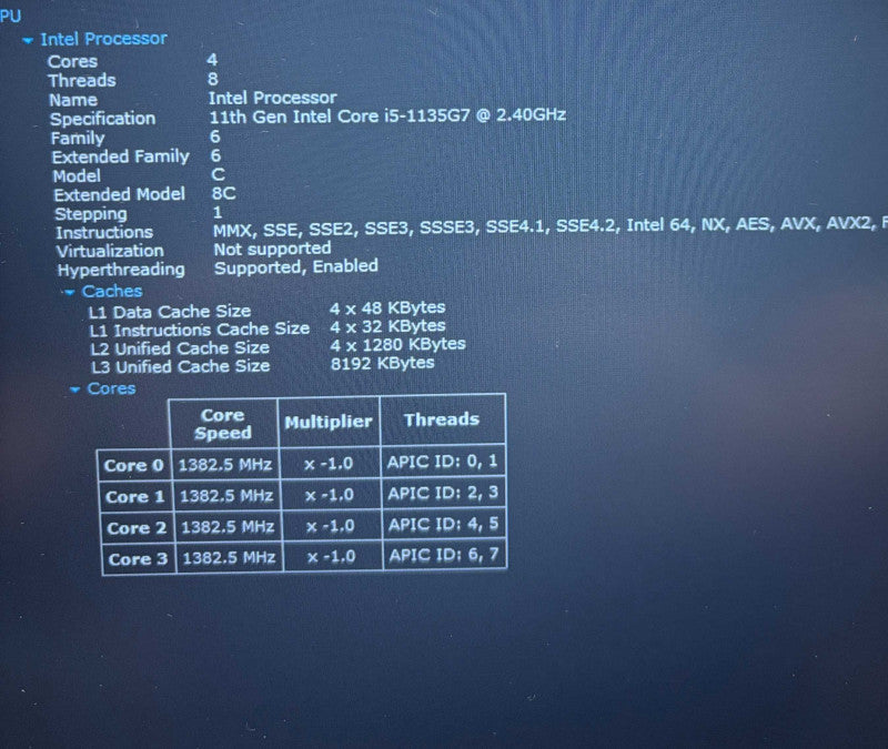Dell Latitude 5420 Core i5-1135G7@2.4GHz 16GB RAM 256GB SSD READ  Lap200