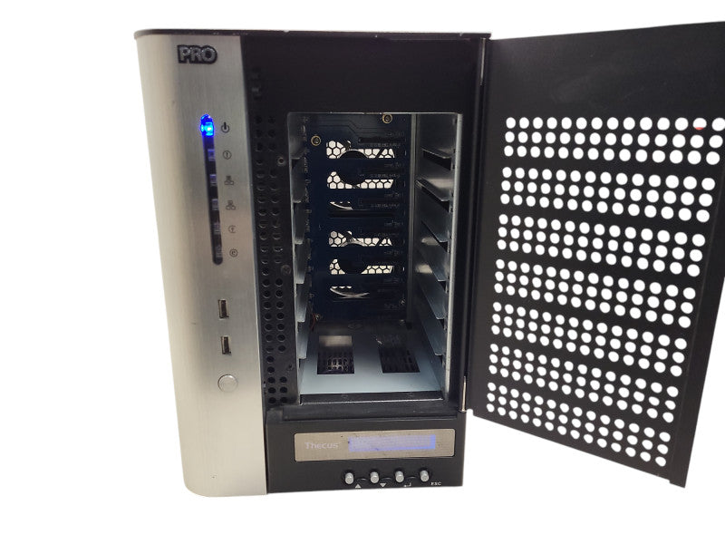 Thecus N7700PRO 7-Bay Storage NAS Chassis No HDD/Caddy READ $