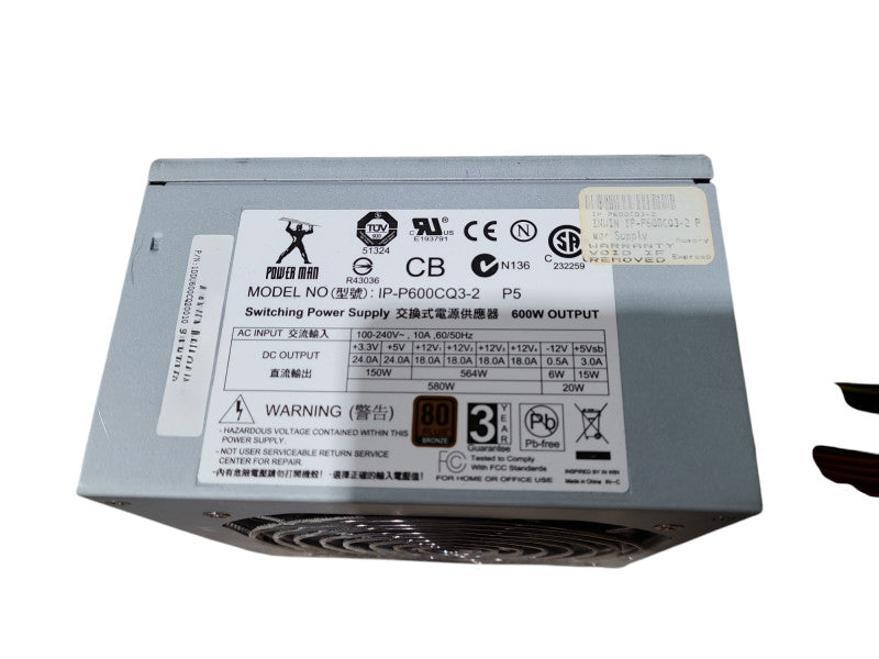 POWER MAN 600W Bronze Plus Switching PSU IP-P600CQ3-2