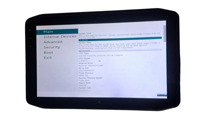 Motion R12 Model R001 Rugged Tablet PC| i5-4210Y| 4GB |120GB SSD Q