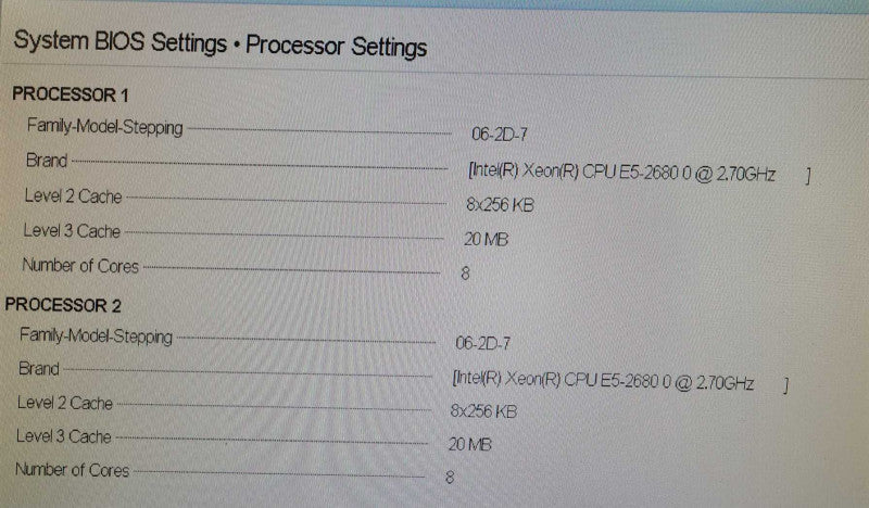 Dell PowerEdge R620 | 2x E5-2680 0 | 256GB DDR3 | H710 Mini | NO HDD