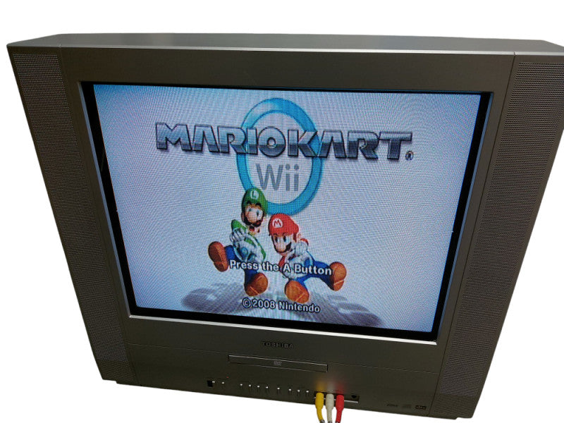 Toshiba20"CRT FlatScreenDVD TV Model:MD20F51C & Nintendo Wii Console Bundle =