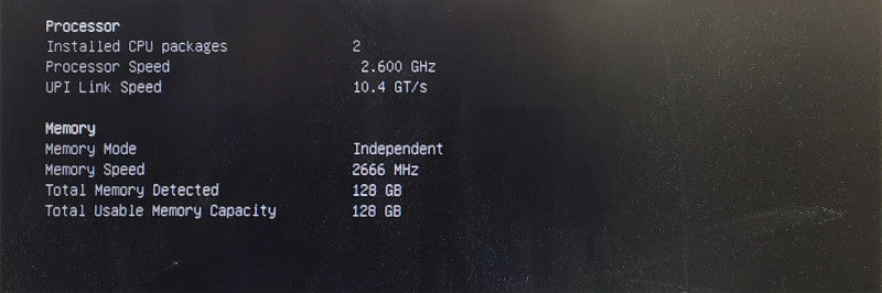 Lenovo SR630 | 2x Gold 6132 | 128GB DDR4 | NO RAID | NO HDD