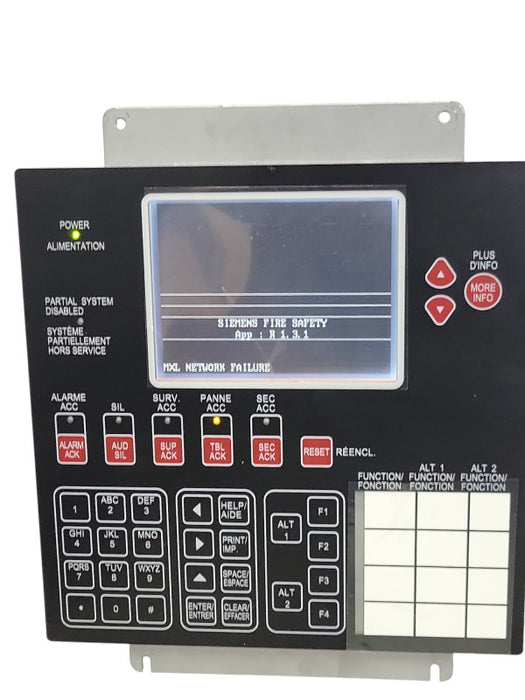 Siemens RCC-3 Fire Alarm Annunciator Command Center, READ _