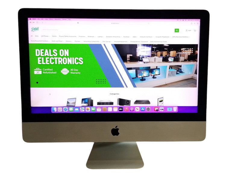 Apple iMac 21.5" Retina 4K, i5-5675R CPU 3.10GHz 8GB RAM - 1TB HDD A1418