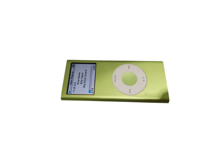 Bundle of 2 Green Ipods, Model: A1320 & A1199 =
