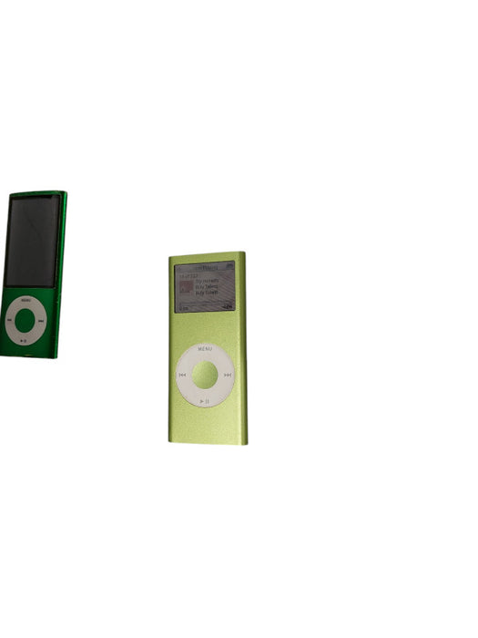Bundle of 2 Green Ipods, Model: A1320 & A1199 =