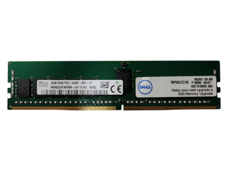 SK Hynix 16GB 2Rx8 PC4-2400T-RE1-11, DDR4 Server Memory Q