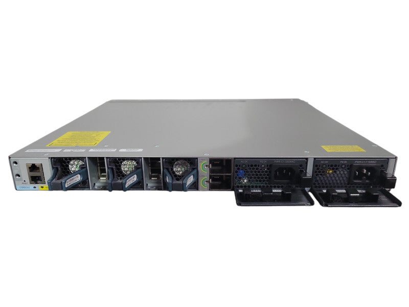 Cisco WS-C3850-24T-E V04 | 24-Port Gigabit Switch, w/ C3850-NM-2-10G 2x PSU !
