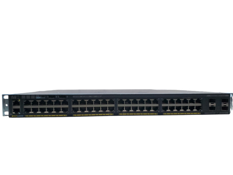 Cisco WS-C2960X-48LPS-L V02 | 48-Port Gigabit PoE+ 370W Switch w/ 4x SFP