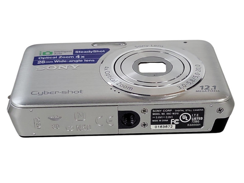 Sony CyberShot DSC-W310 SteadyShot 12.1MP Digital Camera No Sd Card _