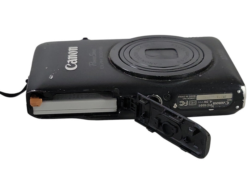 Canon Powershoot ELPH 300HS 12.1MP Camera, broken screen, No SD Card, READ _