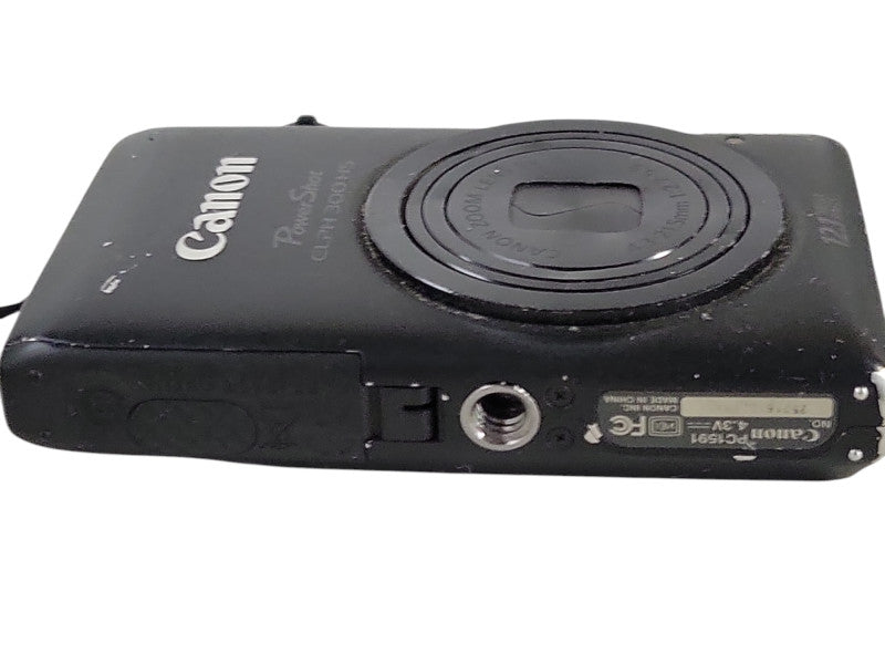 Canon Powershoot ELPH 300HS 12.1MP Camera, broken screen, No SD Card, READ _