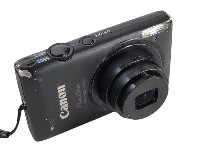 Canon Powershoot ELPH 300HS 12.1MP Camera, broken screen, No SD Card, READ _