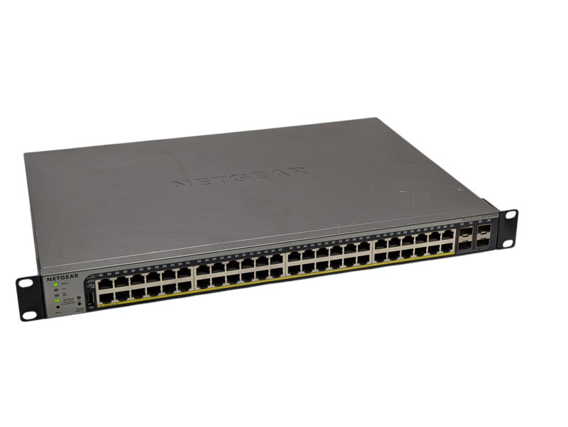 NETGEAR 48-Port Gigabit PoE+ Smart Managed Pro Switch 4 SFP Ports GS752TPP -