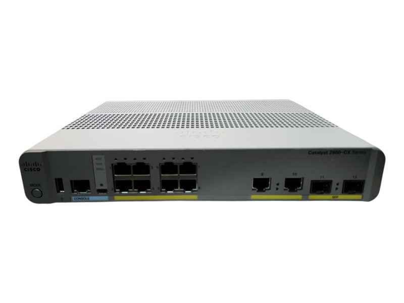 Cisco WS-C2960CX-8TC-L V04, 8-Port Gigabit Managed Silent Switch w/ 2x SFP