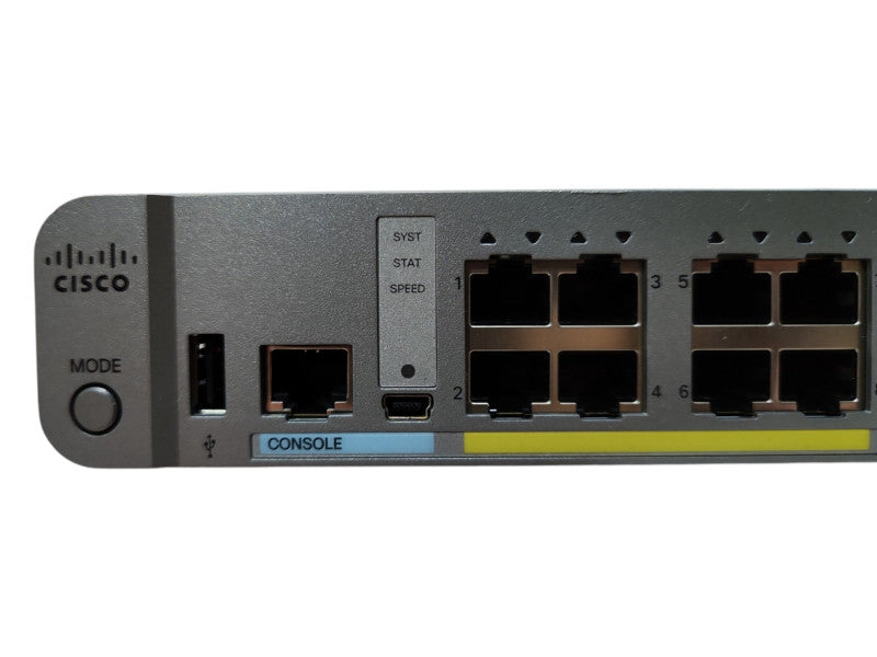 Cisco WS-C2960CX-8TC-L V04, 8-Port Gigabit Managed Silent Switch w/ 2x SFP