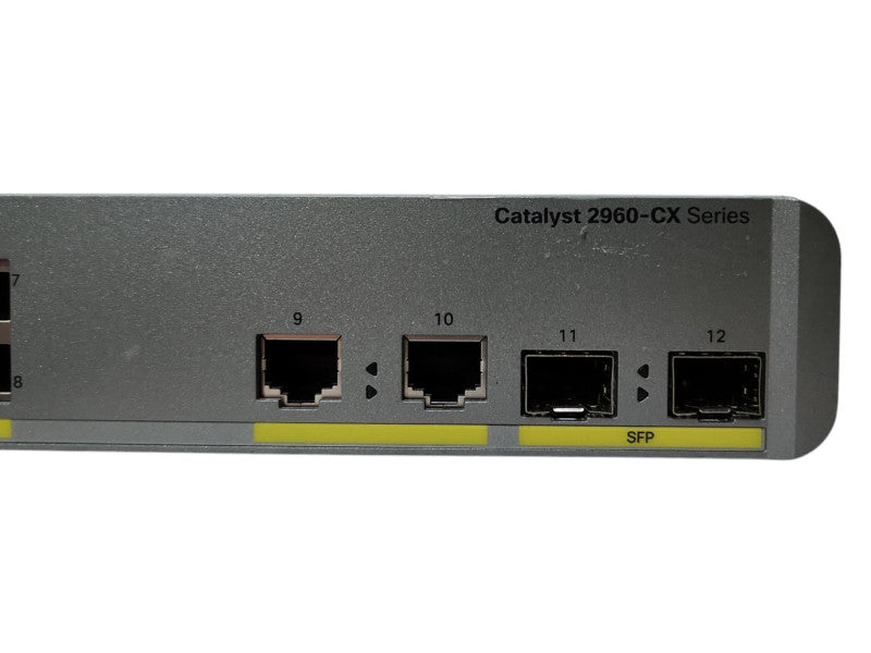 Cisco WS-C2960CX-8TC-L V04, 8-Port Gigabit Managed Silent Switch w/ 2x SFP